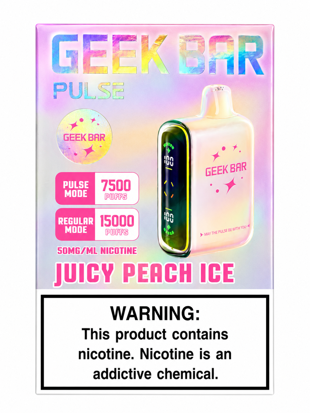 Geek Bar 15K Juicy Peach Ice