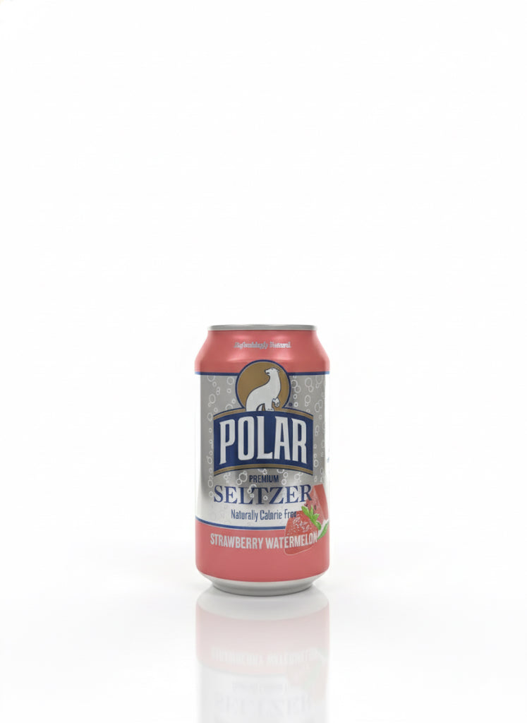 Polar Zero Calorie Strawberry Watermelon Sparkling Seltzer Water, 12 fl oz