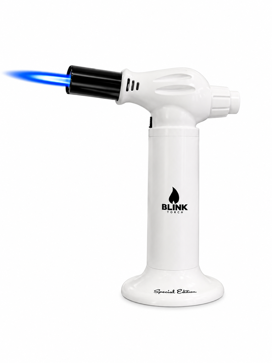 Blink Torch lighter White SE-01 special edition Adjustable Flame . Butane Refillable