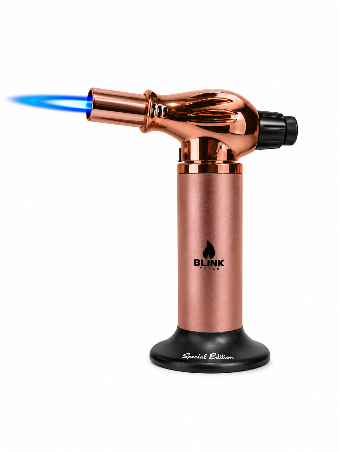 Blink Torch lighter Rose Gold SE-01 special edition Adjustable Flame . Butane Refillable