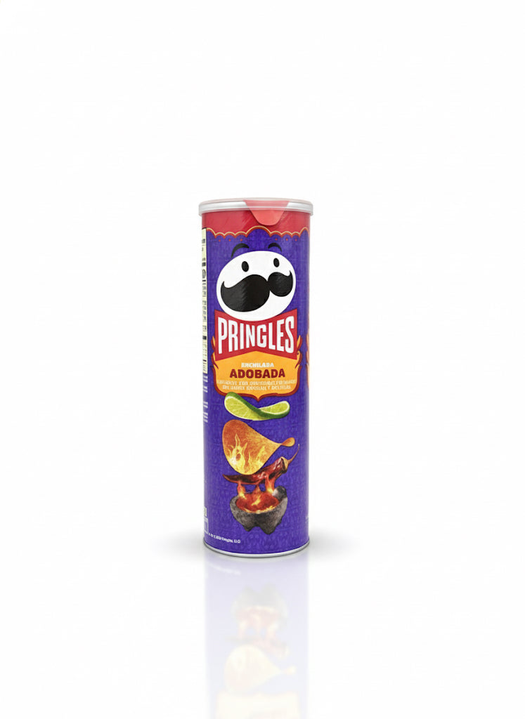 Pringles Enchilada Adobada Potato Crisps Chips, Lunch Snacks, 5.5 oz Canister