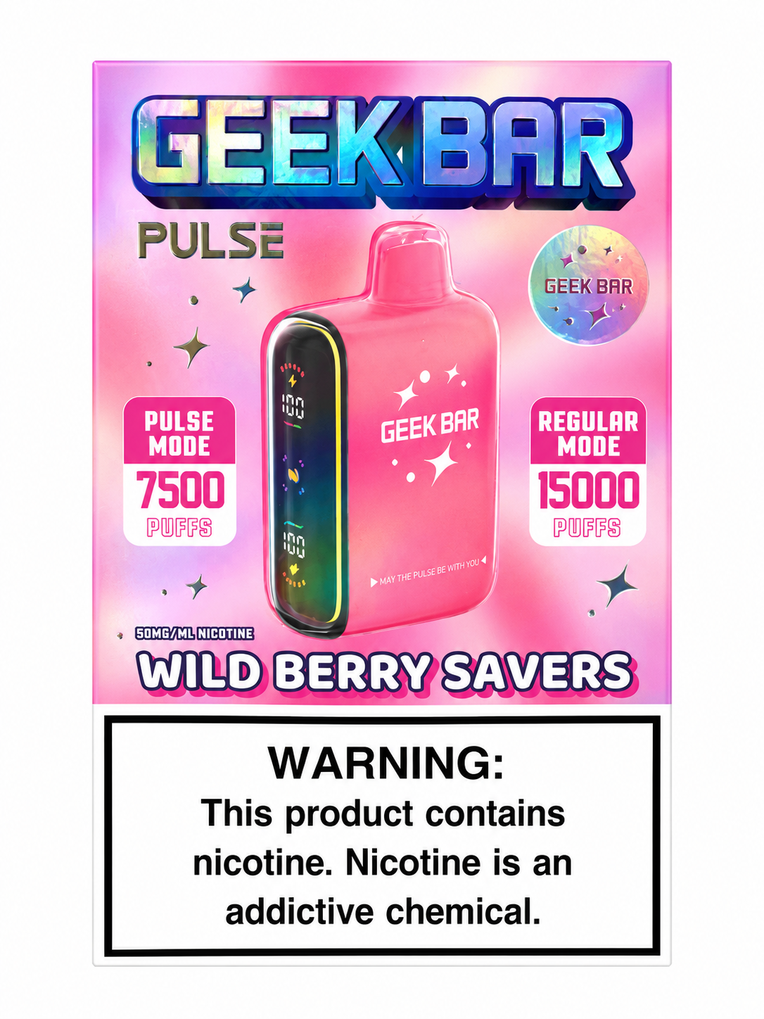 Geek Bar 15K Wild Berry Savers