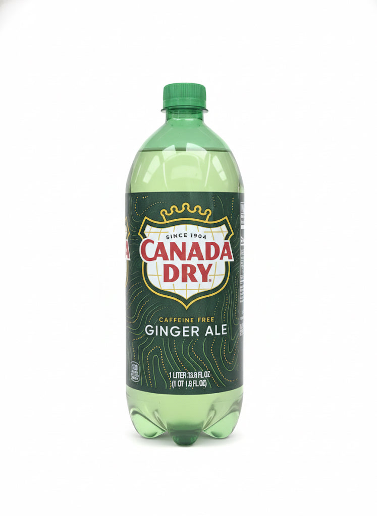 Canada Dry Caffeine Free Ginger Ale Soda Pop, 1 L