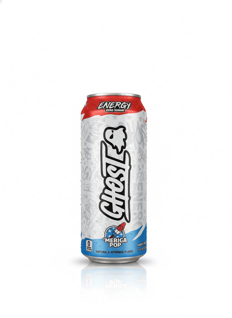 Ghost Energy Zero Sugars Energy Drink, Merica Pop16 oz