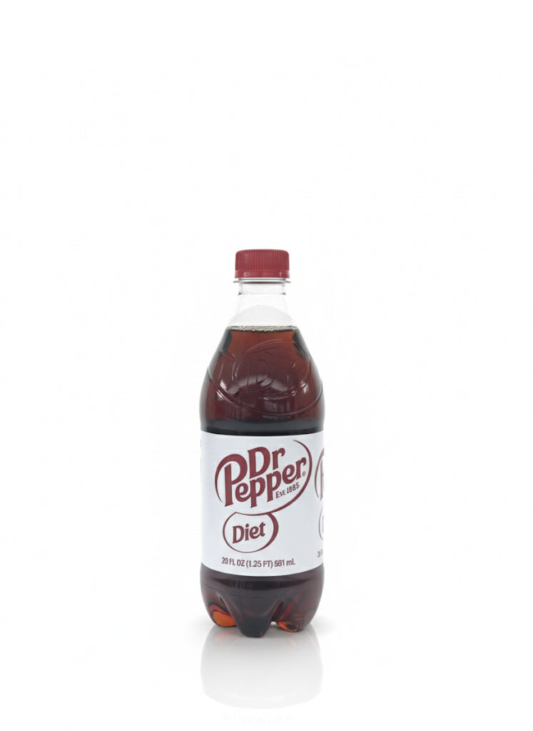 Dr Pepper Diet Soda Pop, 20 fl oz
