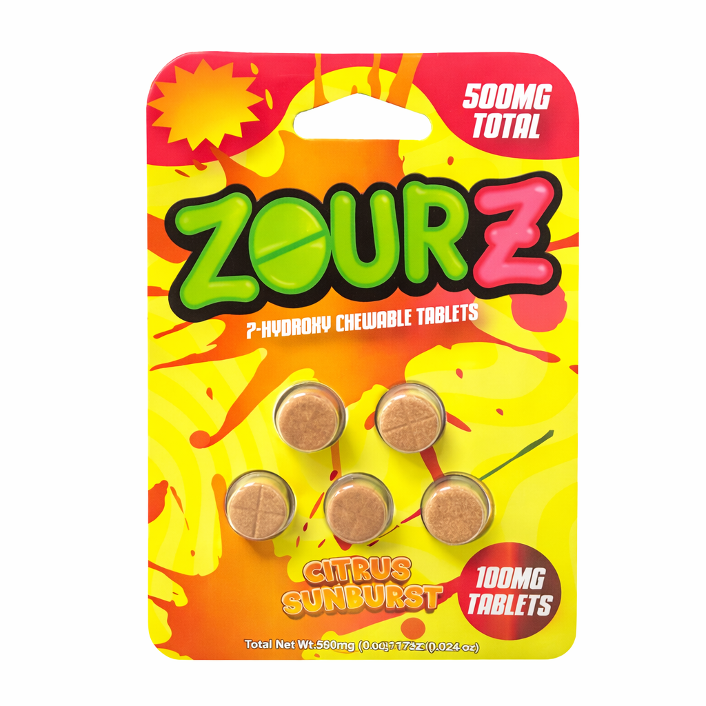 ZourZ 7 Hydroxy Tablets 500MG Citrus Sunburst
