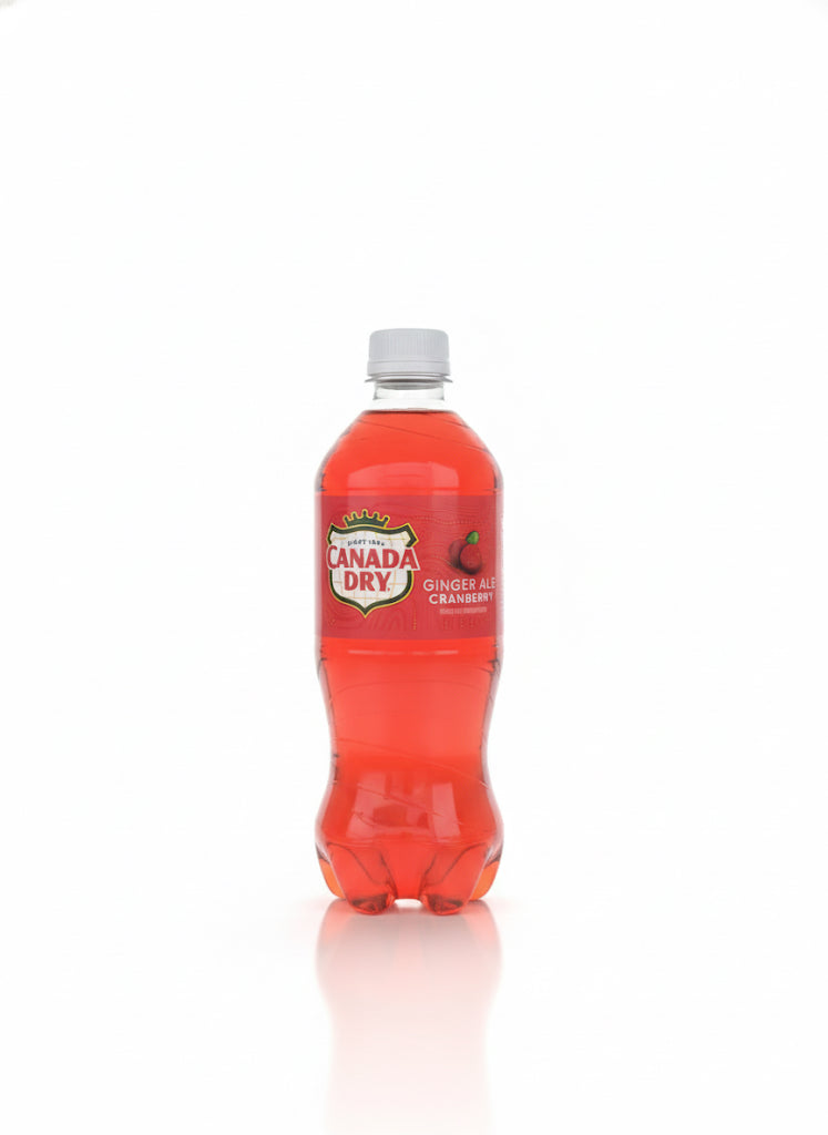 Canada Dry Fruit Cranberry Ginger Ale, 20 oz,