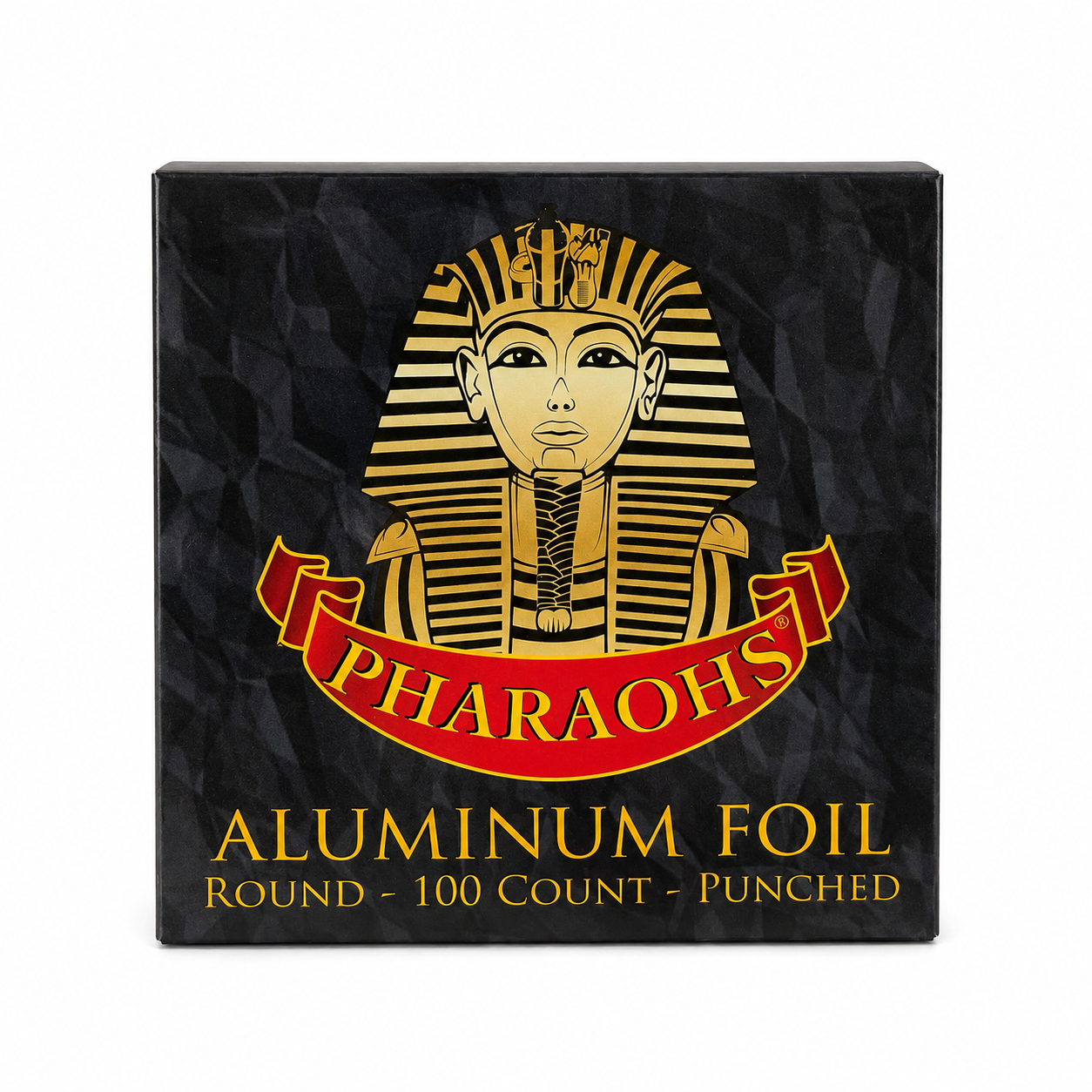 Pharaohs 100 Hookah Aluminum Foil with Holes Perforated Shisha Sheet for Hookah Head Shisha Bowl