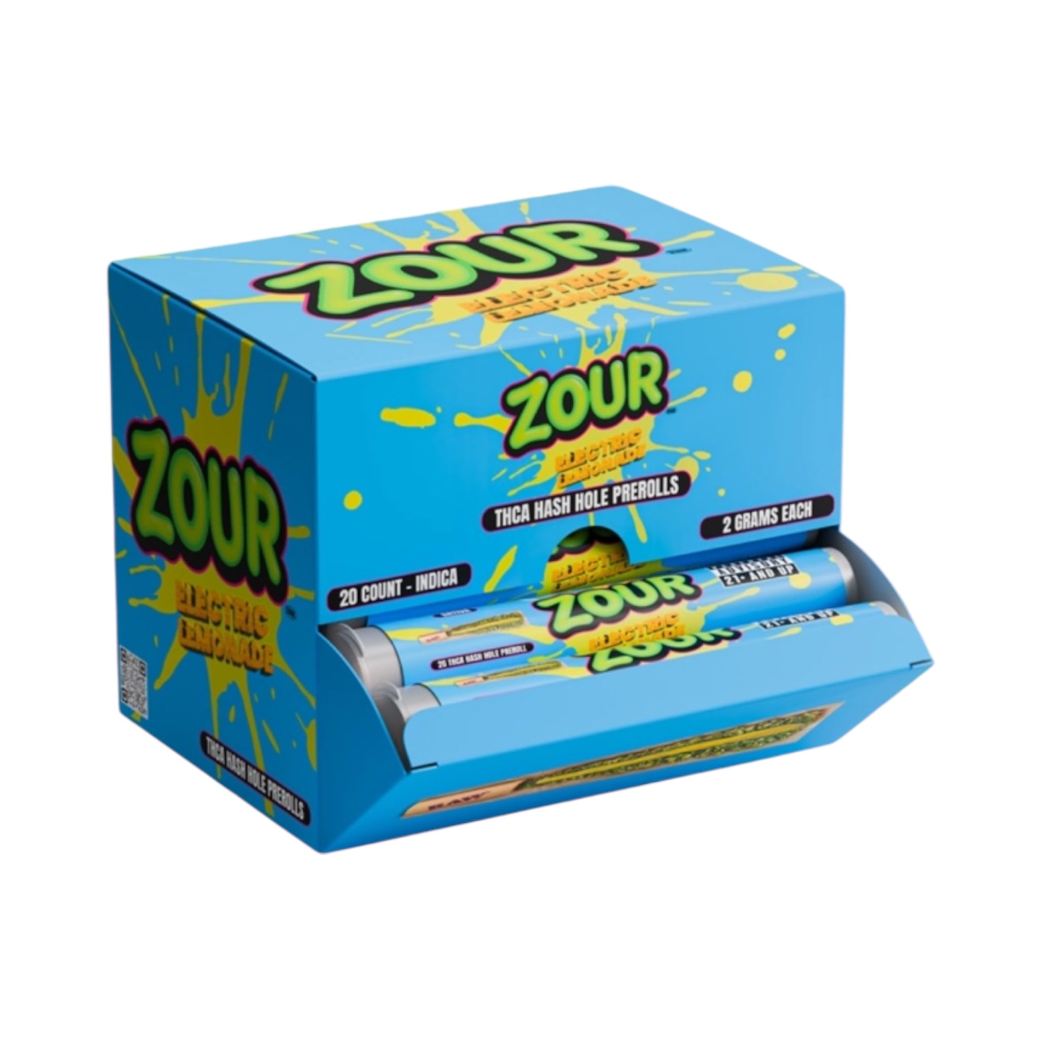 ZOUR THCA PREROLL 2G Electric Lemonade