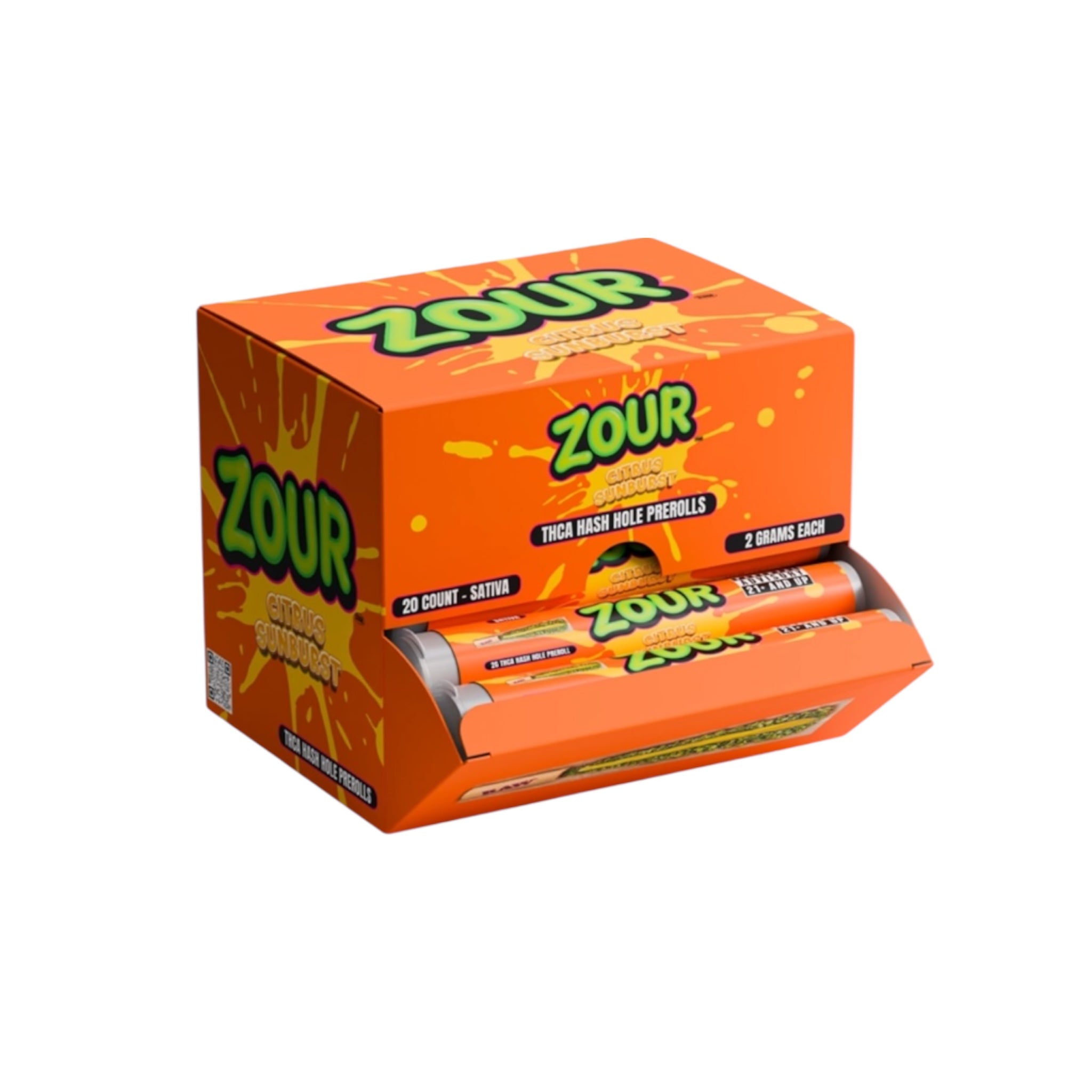 ZOUR THCA PREROLL 2G Citrus Sunburst