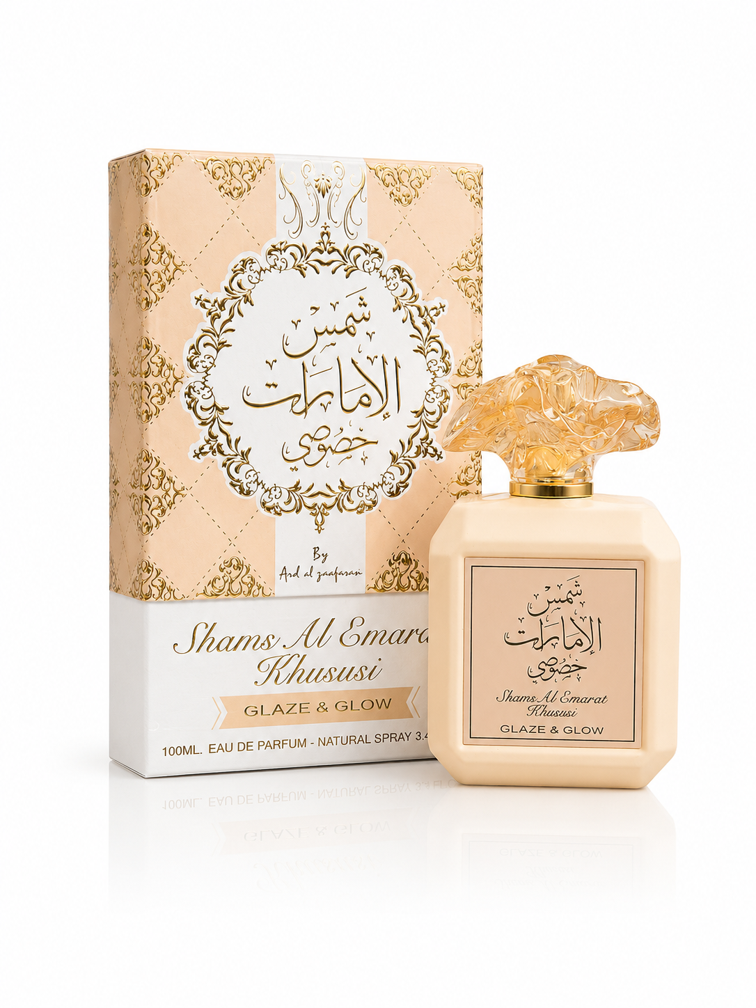 Ard Al Zaafaran Shams Al Emarat Khususi Glaze & Glow Eau de Parfum 100ml 3.4 oz