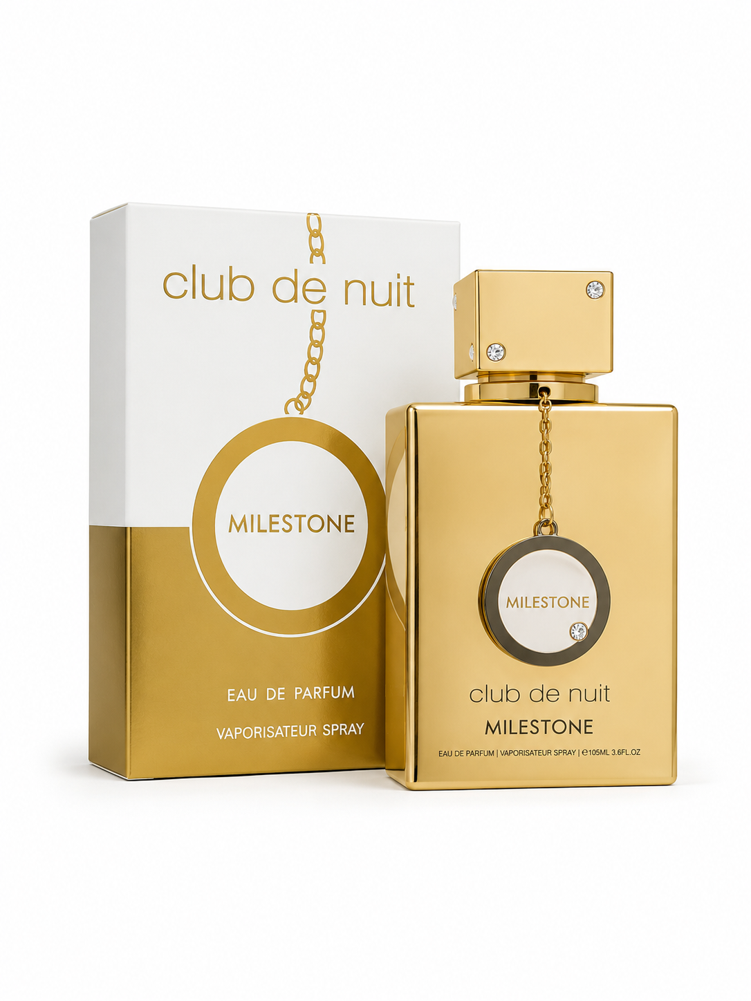 Armaf Club De Nuit Milestone for Unisex Eau de Parfum Spray, 3.6 Oz