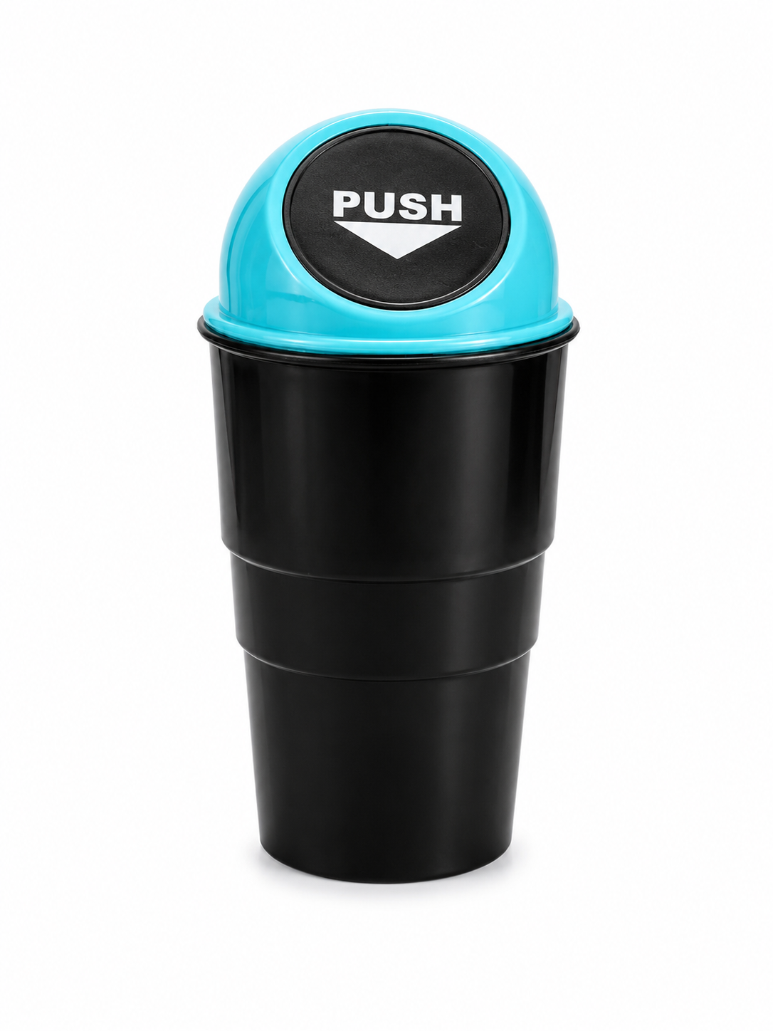 Car Garbage Can with Lid, Leakproof Vehicle Automotive Cup Holder Car Trash Can, Small Trash Bin for Automotive Office Home Kitchen Bedroom