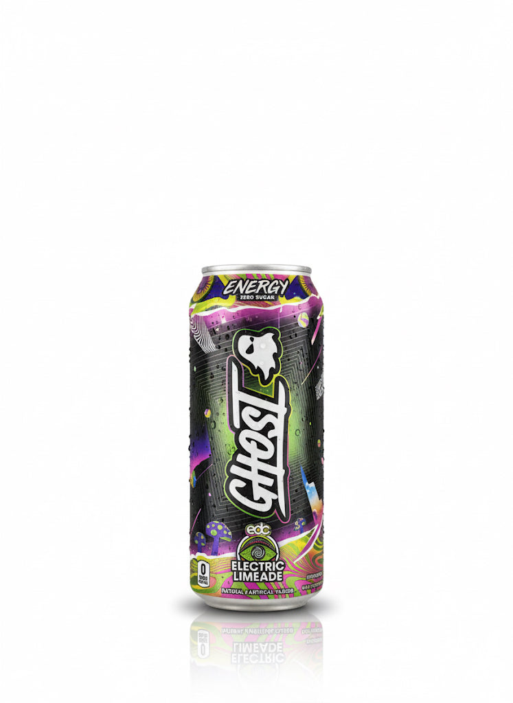 Ghost Energy Zero Sugars Energy Drink, Electric Limeade16 oz