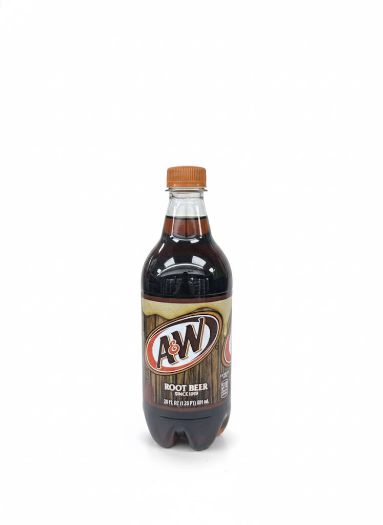 A&W Root Beer Soda Pop, 20 fl oz
