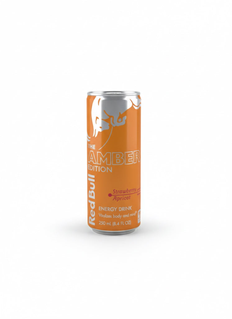 Red Bull Amber Edition Energy Drink, Strawberry Apricot 8.4 fl oz