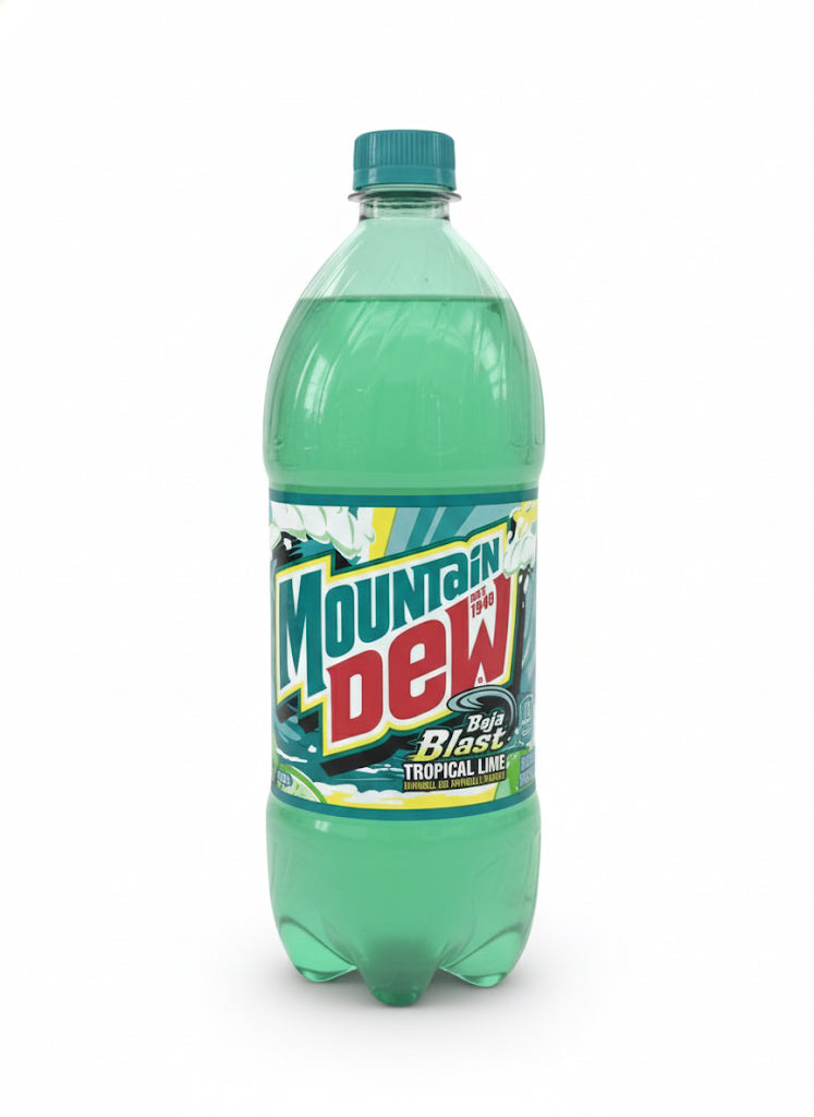 Mountain Dew Citrus Soda Pop, 1 Liter Bottle