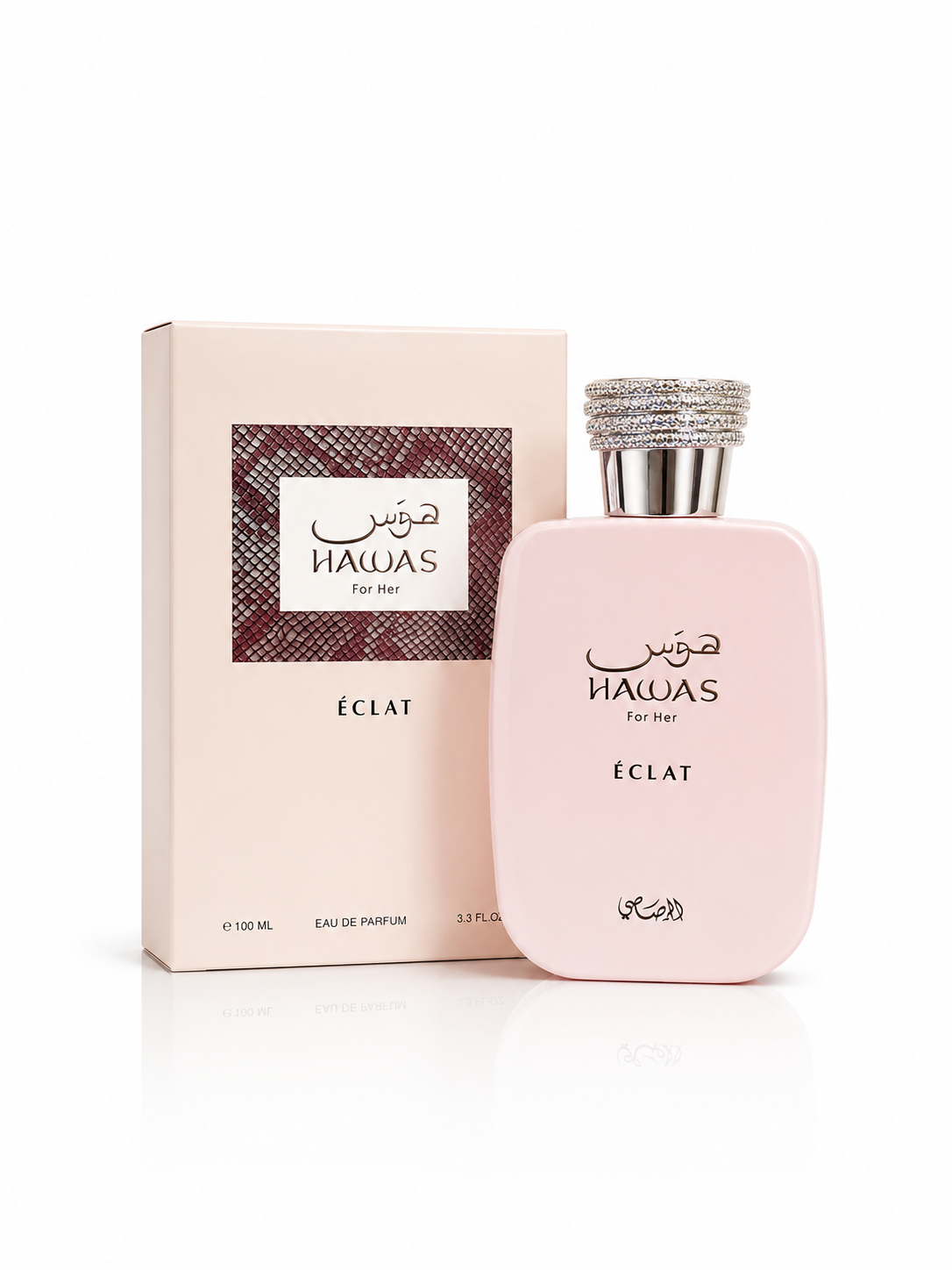 Rasasi Hawas Eclat for Women Eau de Parfum Spray, 3.4 Oz