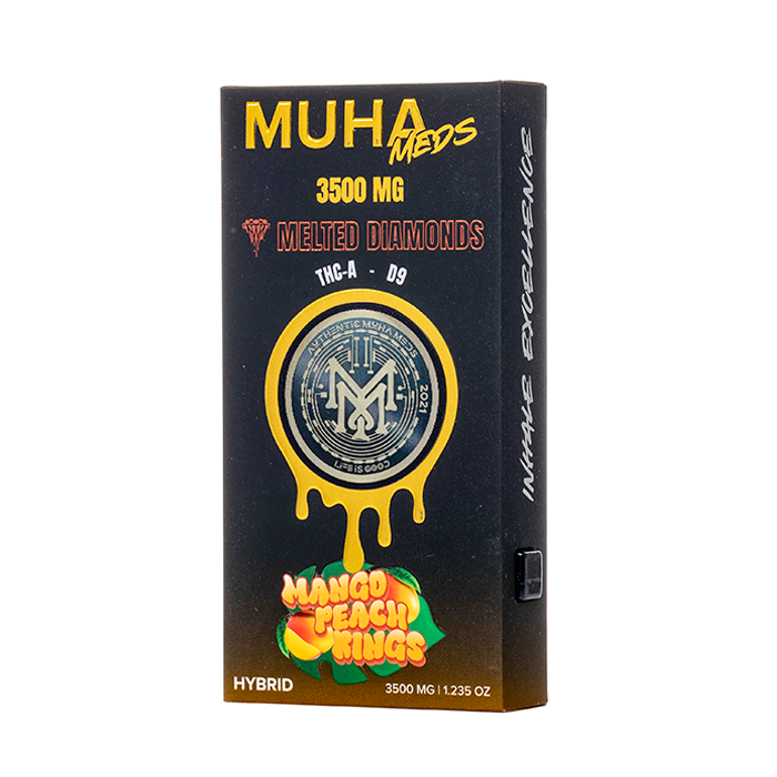 Muha Meds Mango Peach Kings Hybrid 3.5G Disposable