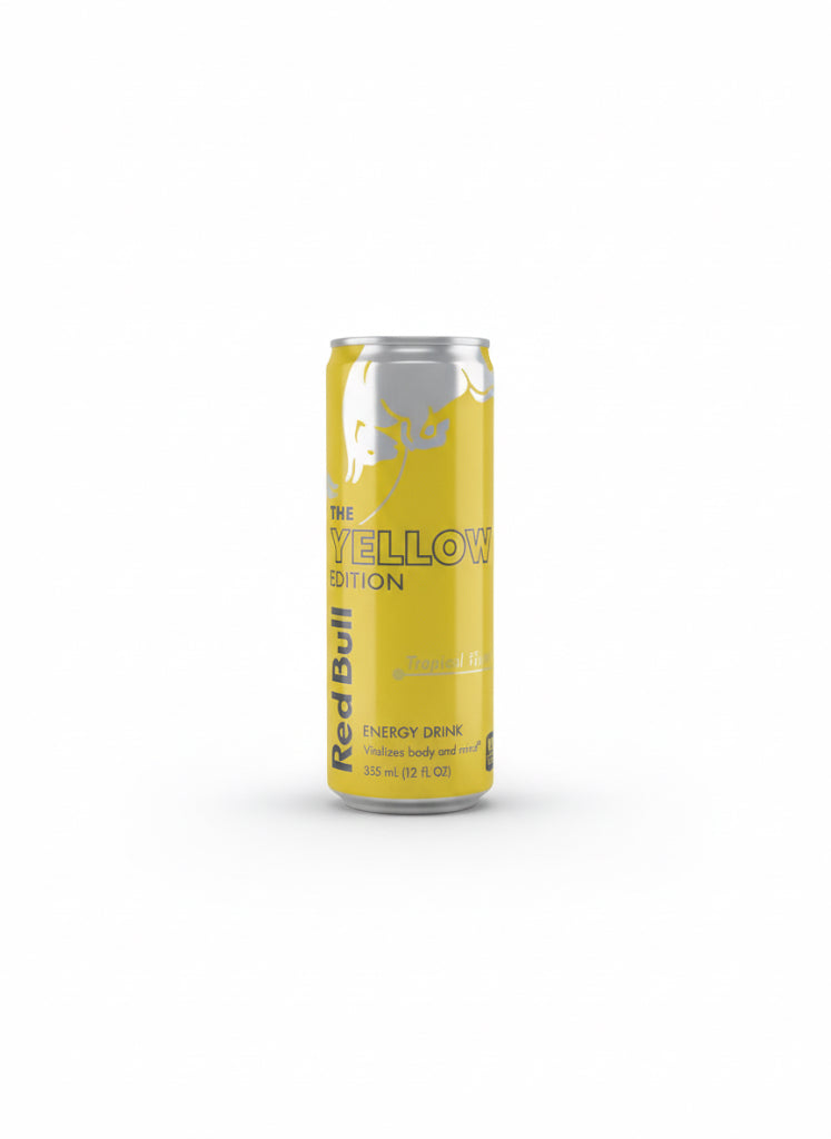 Red Bull Tropical Yellow Edition Energy Drink 12 oz