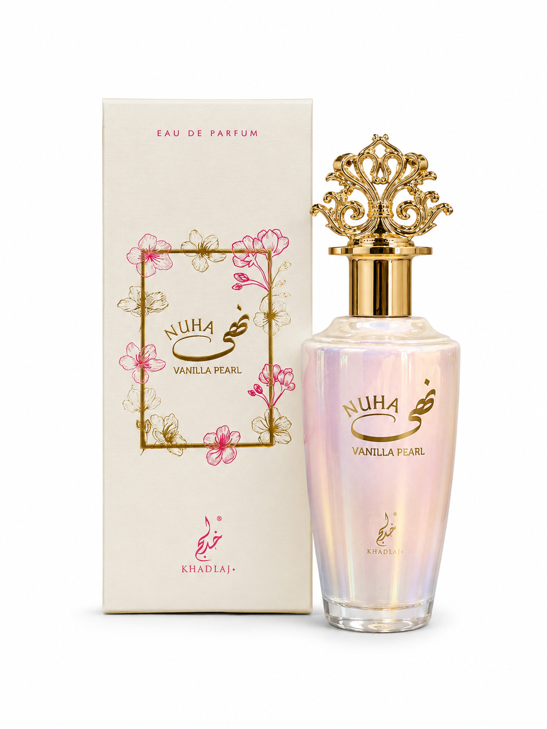 Nuha Vanilla Pearl for Women Eau de Parfum Spray, 2.87 Ounce By Khadlaj