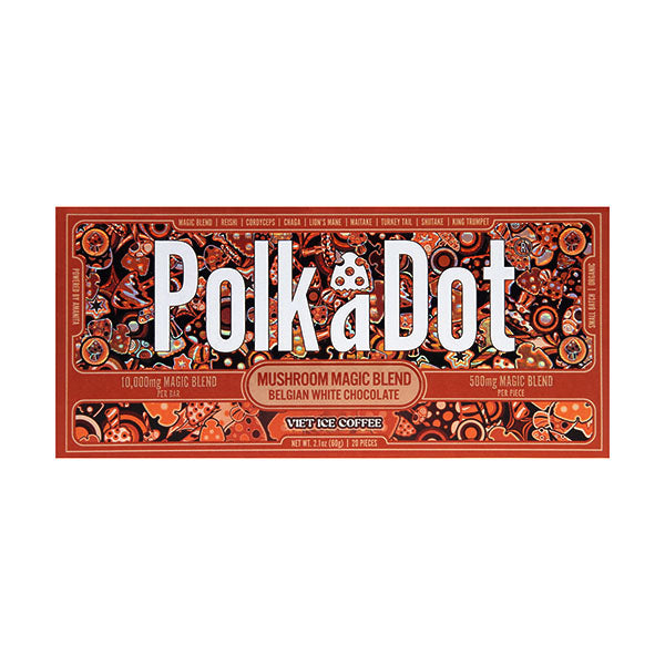 PolkaDot Magical Mushroom Viet Ice Coffee 10.000MG Per Bar
