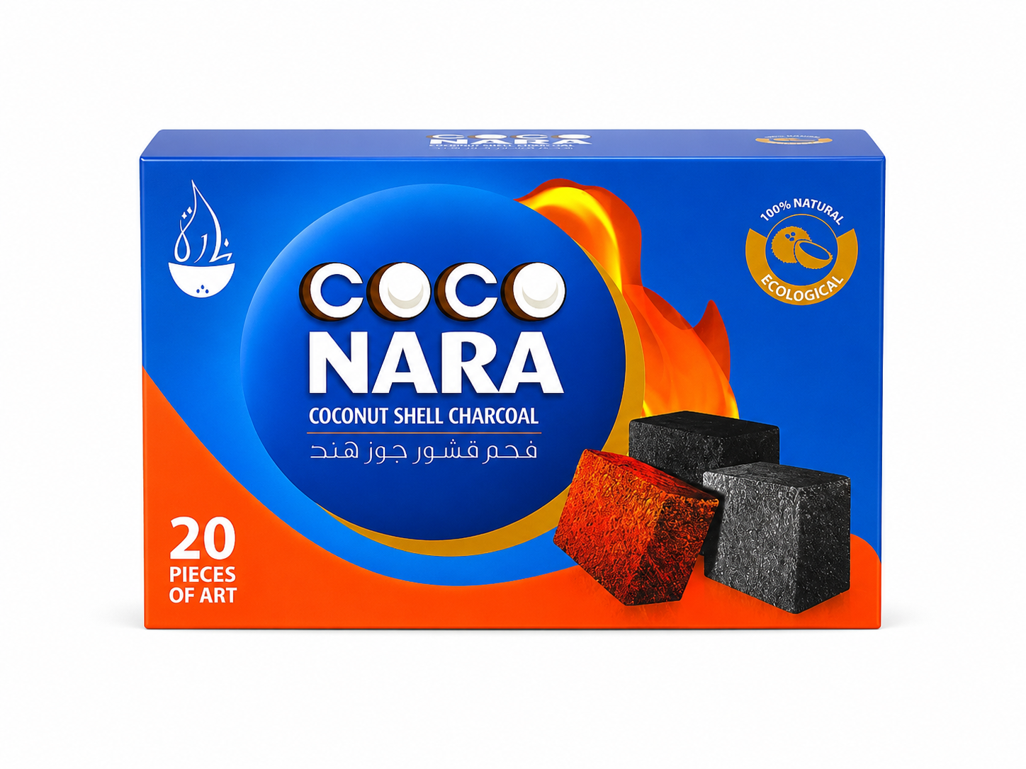 Coco Nara Charcoal 20 pieces