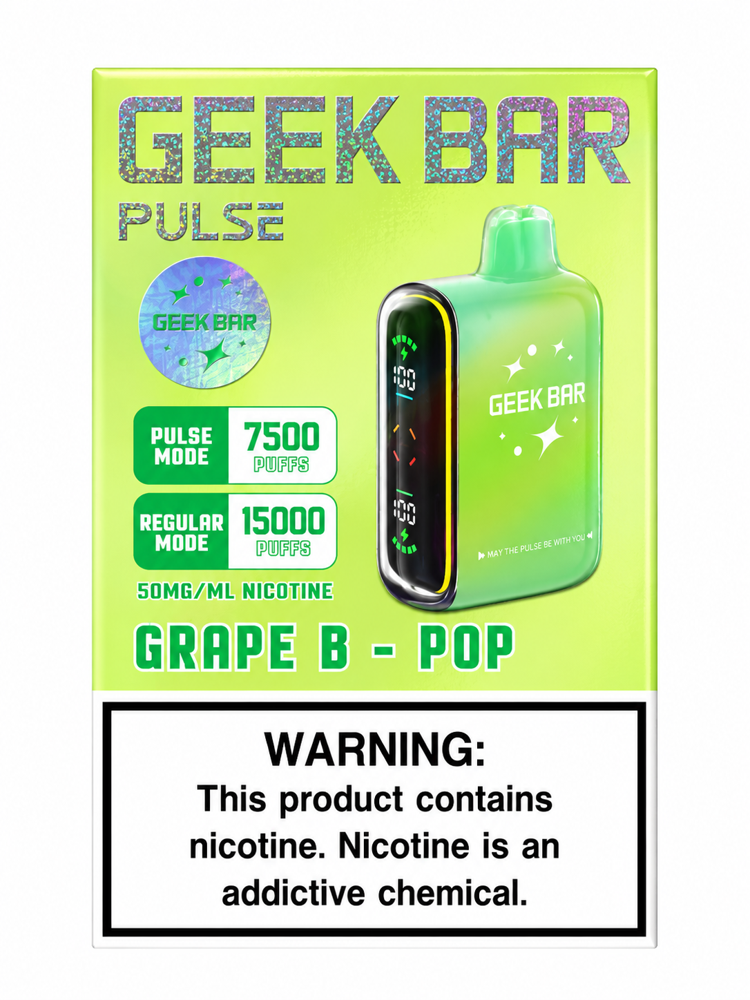 Geek Bar 15K Grape B-Pop