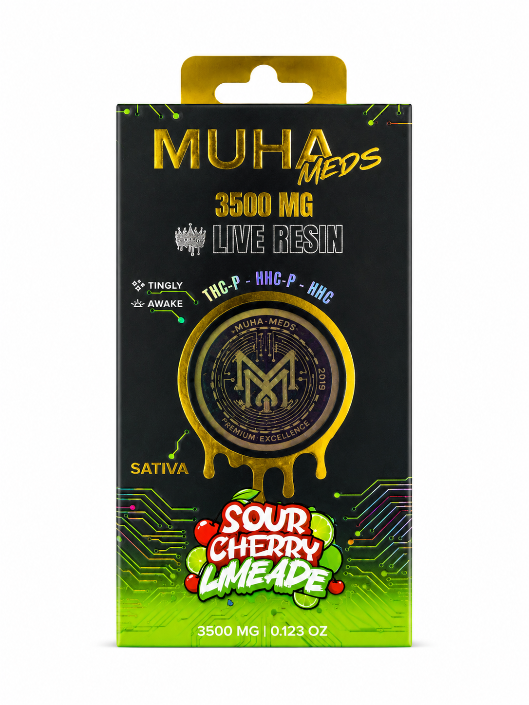 Muha Meds Sour Cherry Limeade Sativa 3.5G Disposable