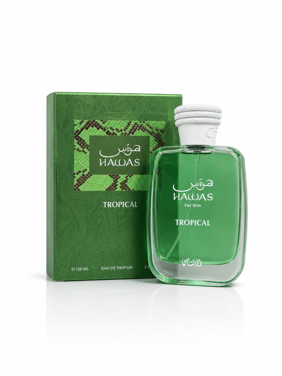 Rasasi Hawas Tropical Eau De Parfum Spray for Men, 3.4 Oz