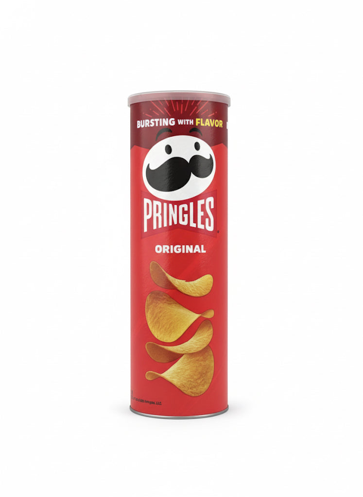 Pringles Original Potato Crisps Chips, Lunch Snacks, 5.2 oz Canister