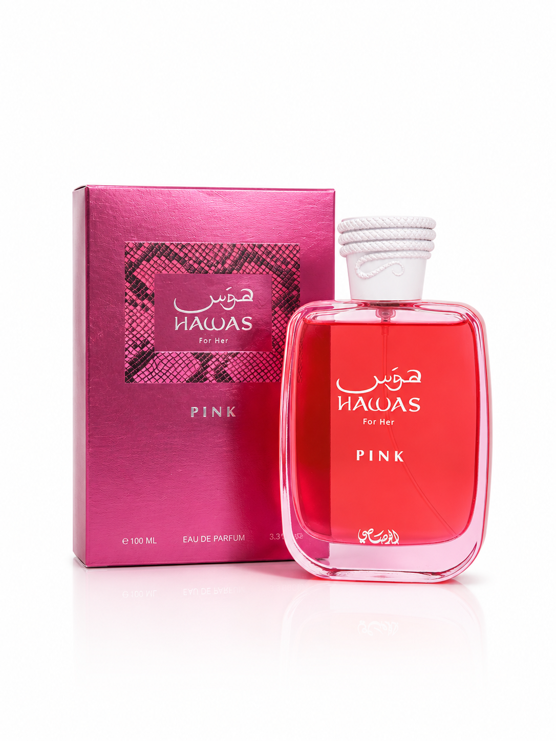 RASASI Hawas Pink For Her Eau de Parfum Spray 100ml (3.4 oz) – Floral Fruity Perfume for Women