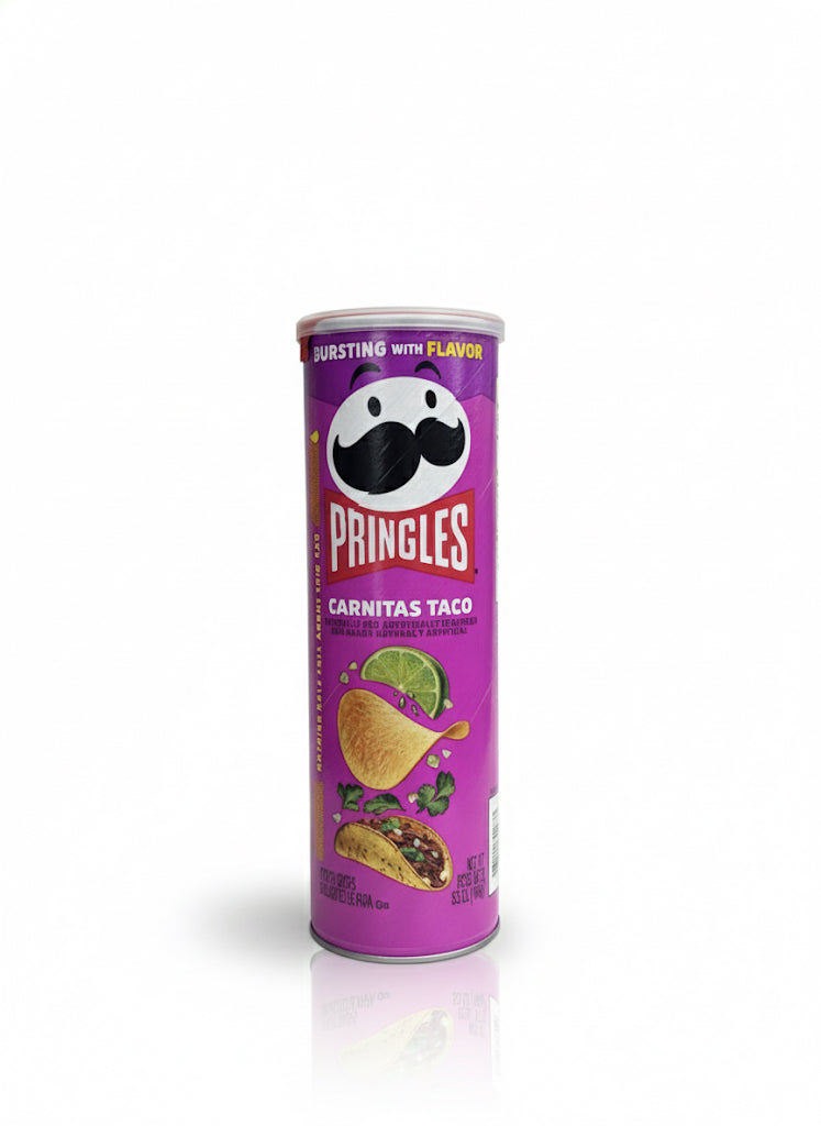 Pringles carnitas taco Potato Crisps Chips, Spicy Snacks, 5.5 oz