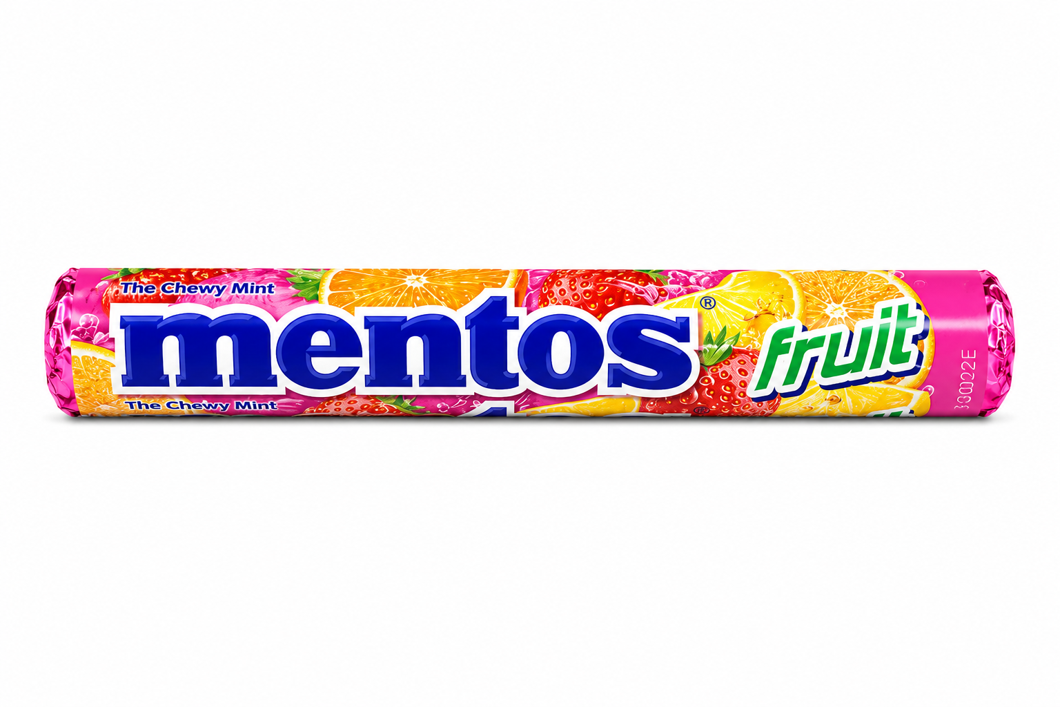 Mentos Chewy Mint Candy Roll, Fruit, Regular Size 1.32oz