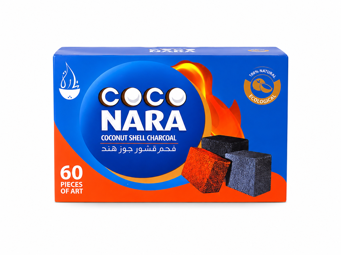 Coco Nara Charcoal 60 pieces