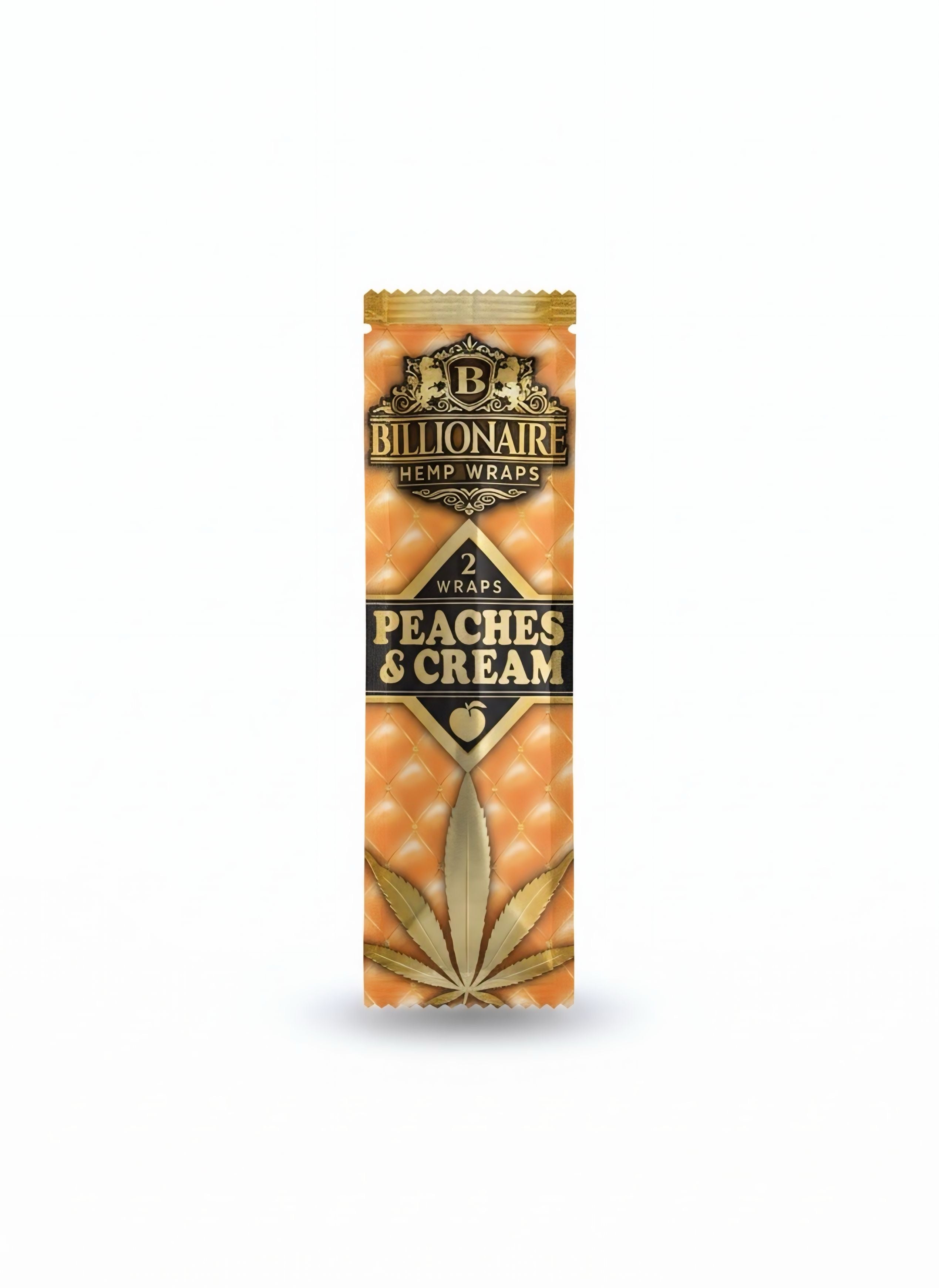 Billionaire Hemp Wrape Peaches & Cream 2PK