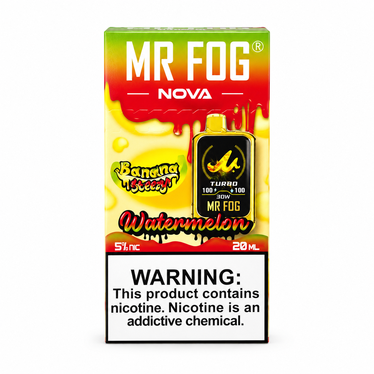 Mr Fog Nova 36K Banana Steezy Watermelon