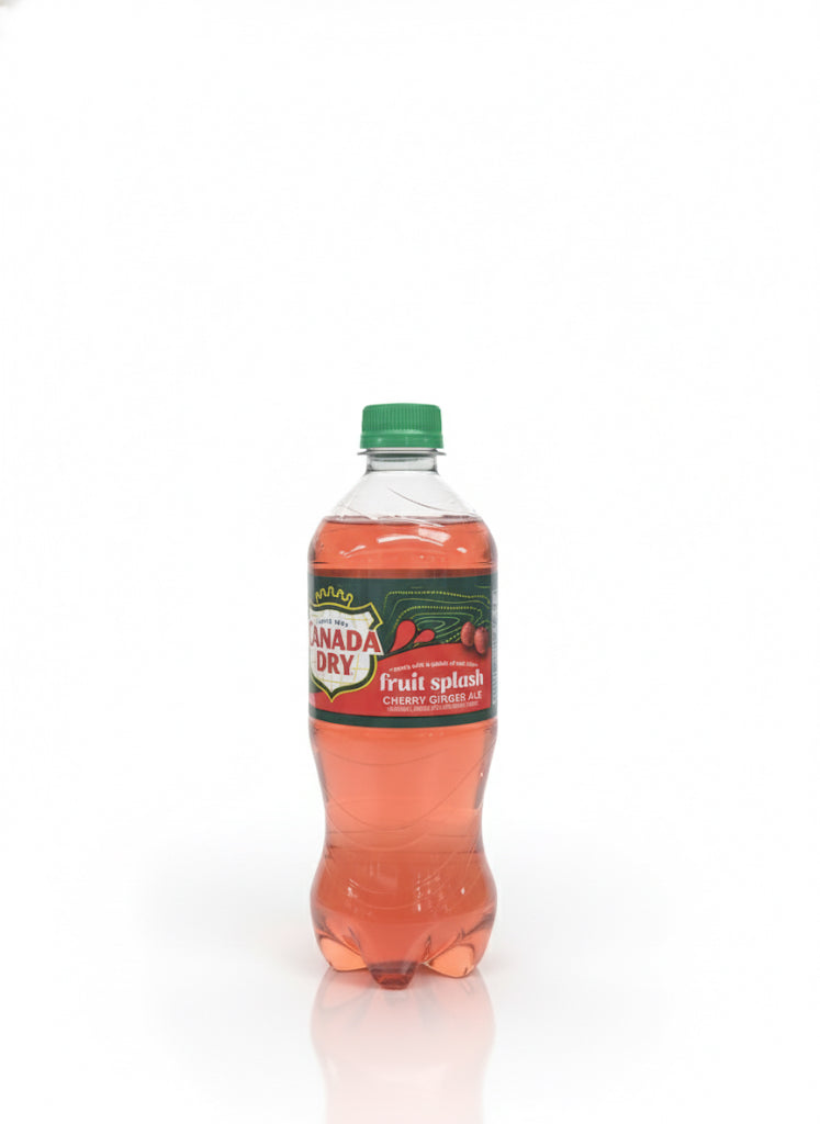 Canada Dry Fruit Splash Cherry Ginger Ale, 20 oz