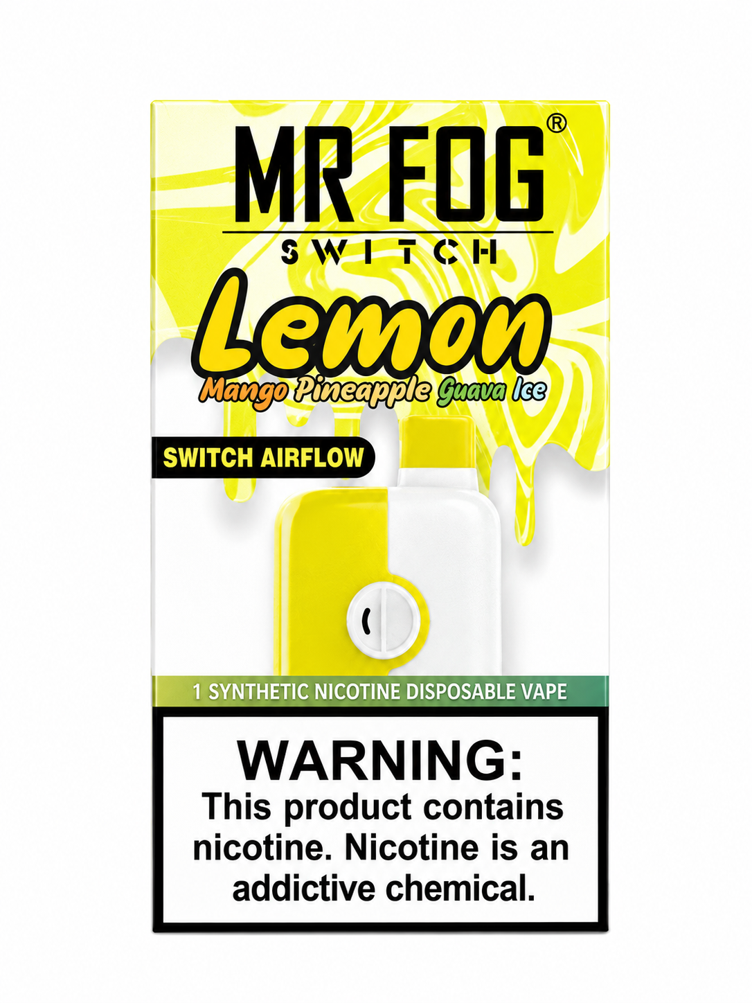 Mr Fog 5500 Lemon Mango Pineapple Guava Ice
