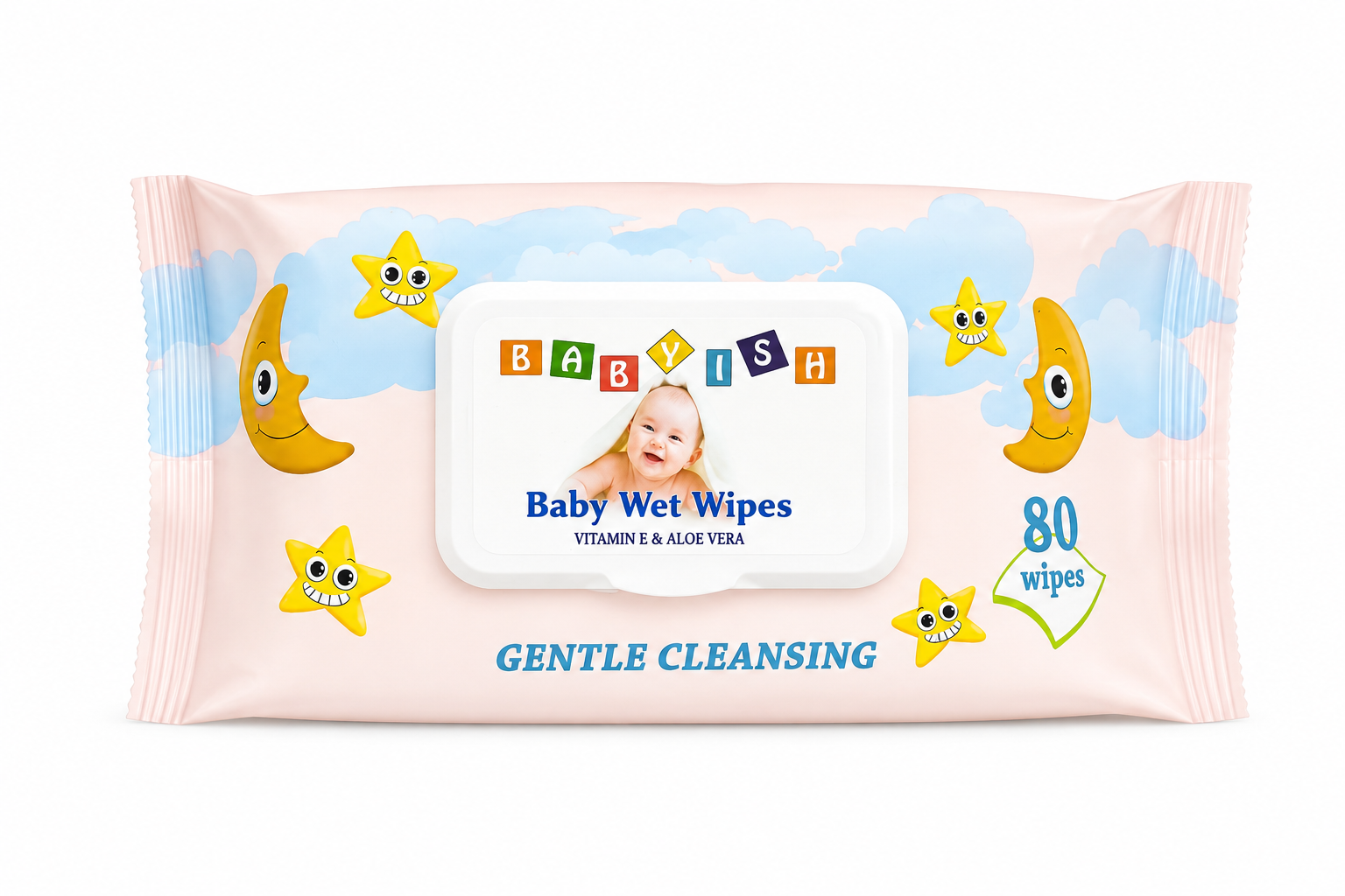 BABYISH BABY WIPES 80ct