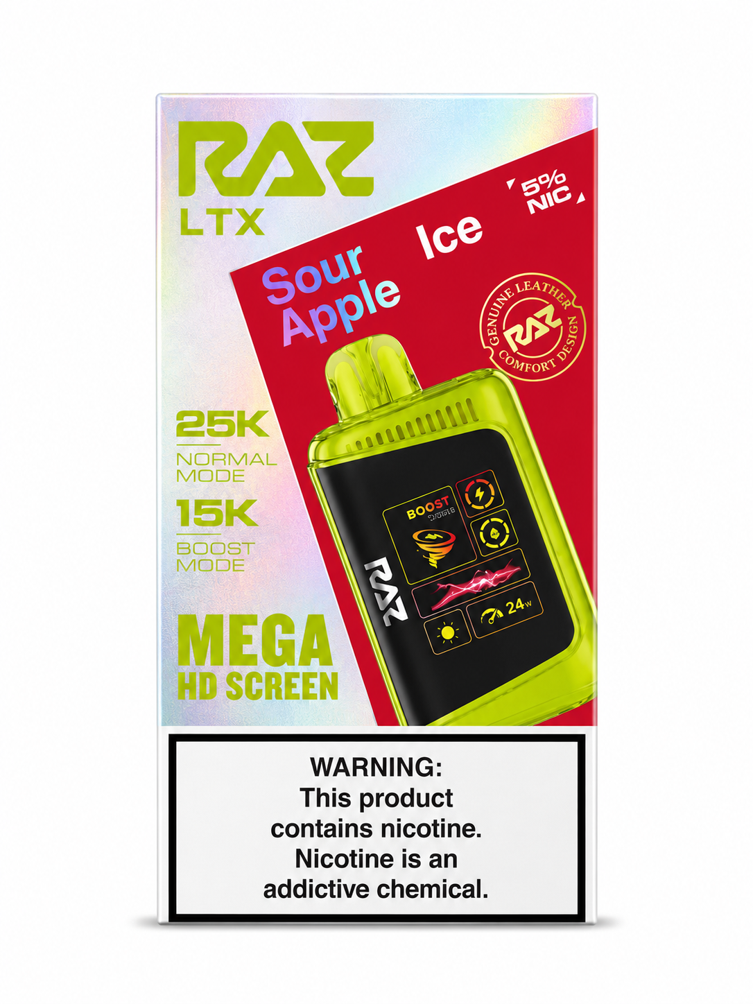 Raz 25K Sour Ice Apple