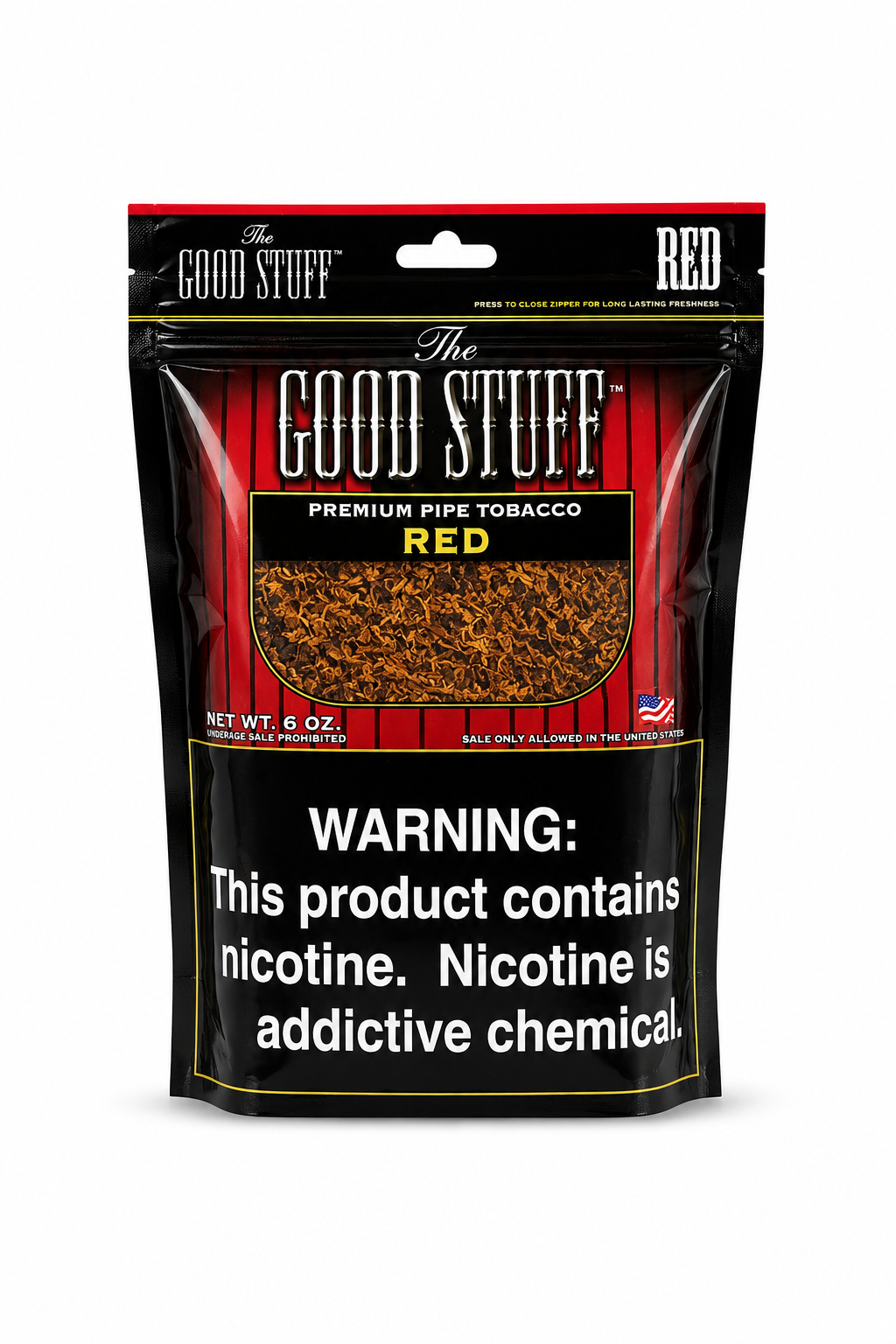 Good Stuff Red Pipe Tobacco 6 oz. Bag
