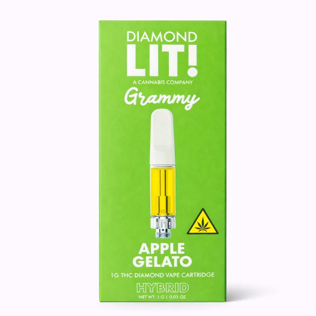 Lit! Grammy Thc-A Cartridge - 1G Apple Gelato Hybrid