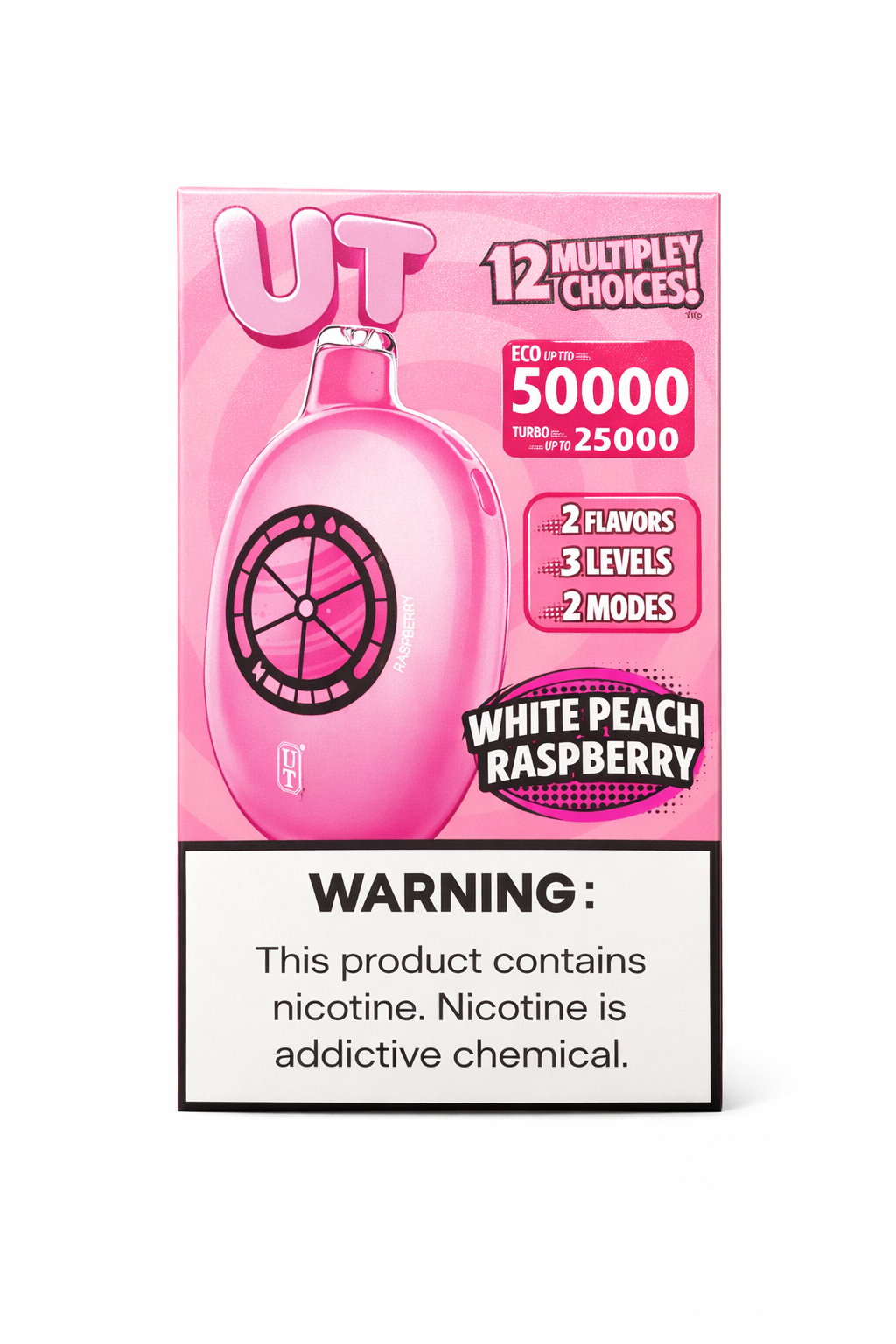 UT 50K White Peach Raspberry