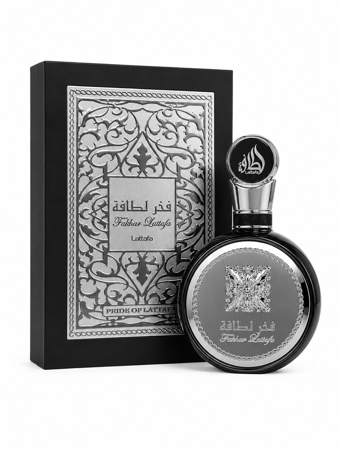 Lattafa Fakhar Platin – Citrus, Spicy, Aromatic, Woody – Eau de Parfum Spray Fragrance for Unisex, 3.4 Oz 100 ml
