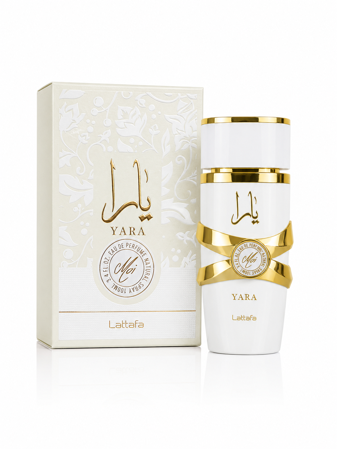 Lattafa Yara Moi - Floral, Fruity, Gourmand - Eau de Perfume for Women, 3.40 Oz 100 ml