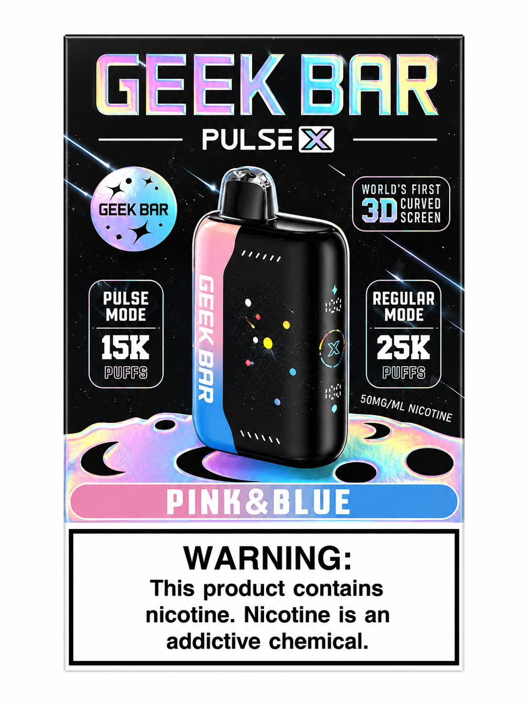 Geek Bar 25K Pink & Blue
