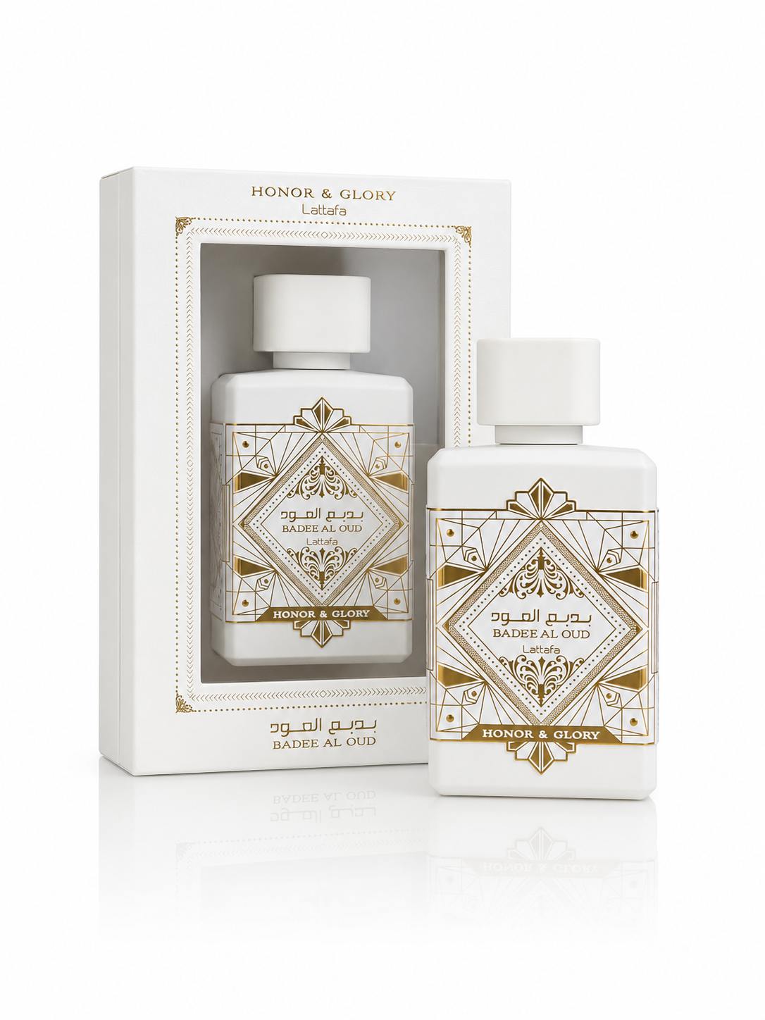 Lattafa Bade'e Al Oud Honor & Glory - Fruity, Vanilla, Warm Spicy, Woody - Eau de Parfum Long-Lasting Fragrance for Unisex, 3.40 Oz 100 ml