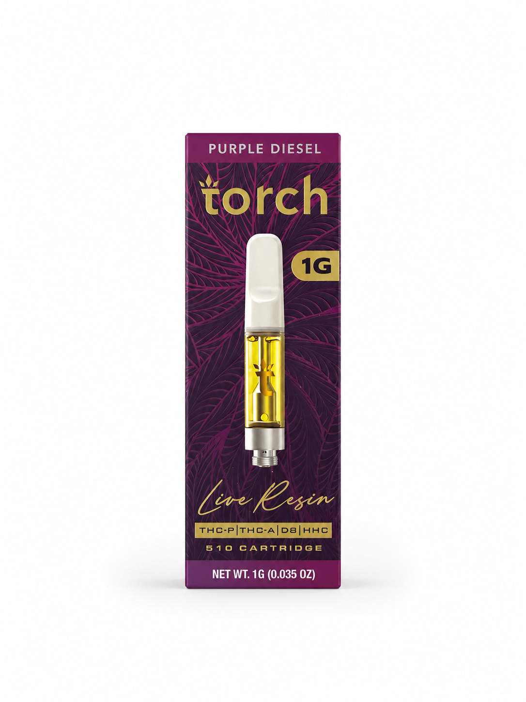 Torch 1g THCA Live Resin Blend Cartridge - Purple Diesel