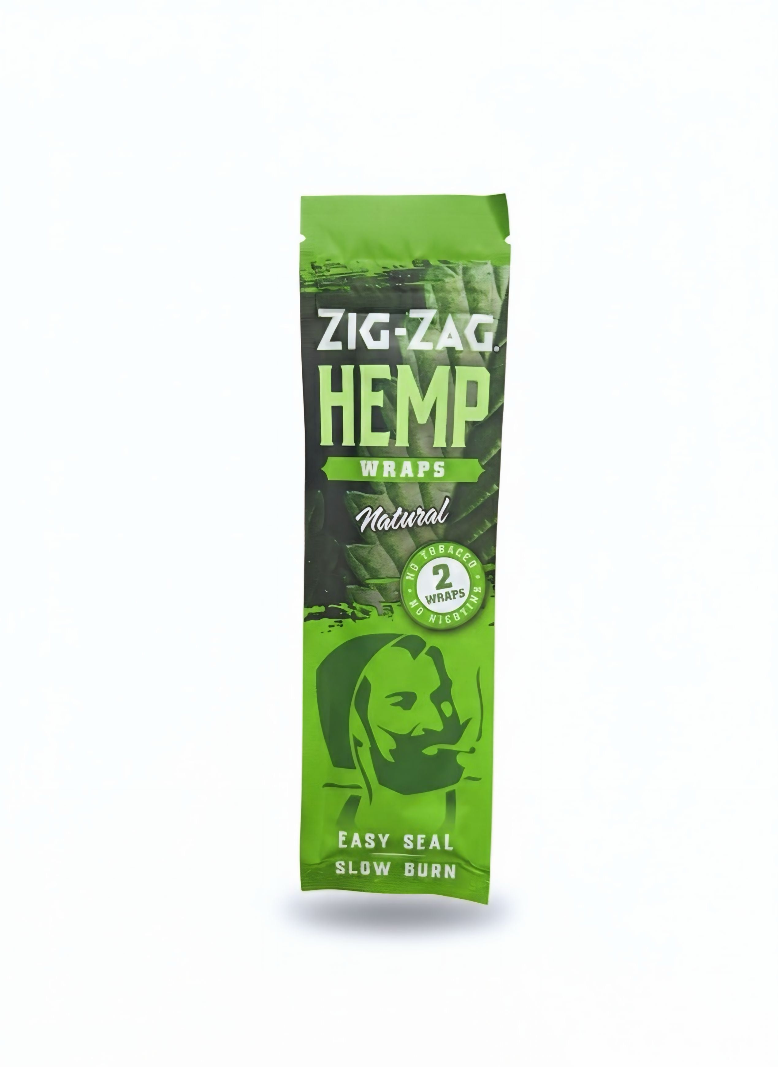 Zig Zag Hemp Wrap Natural 2PK